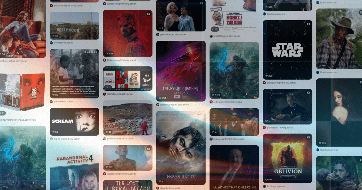 Visual feed of Bluesky posts