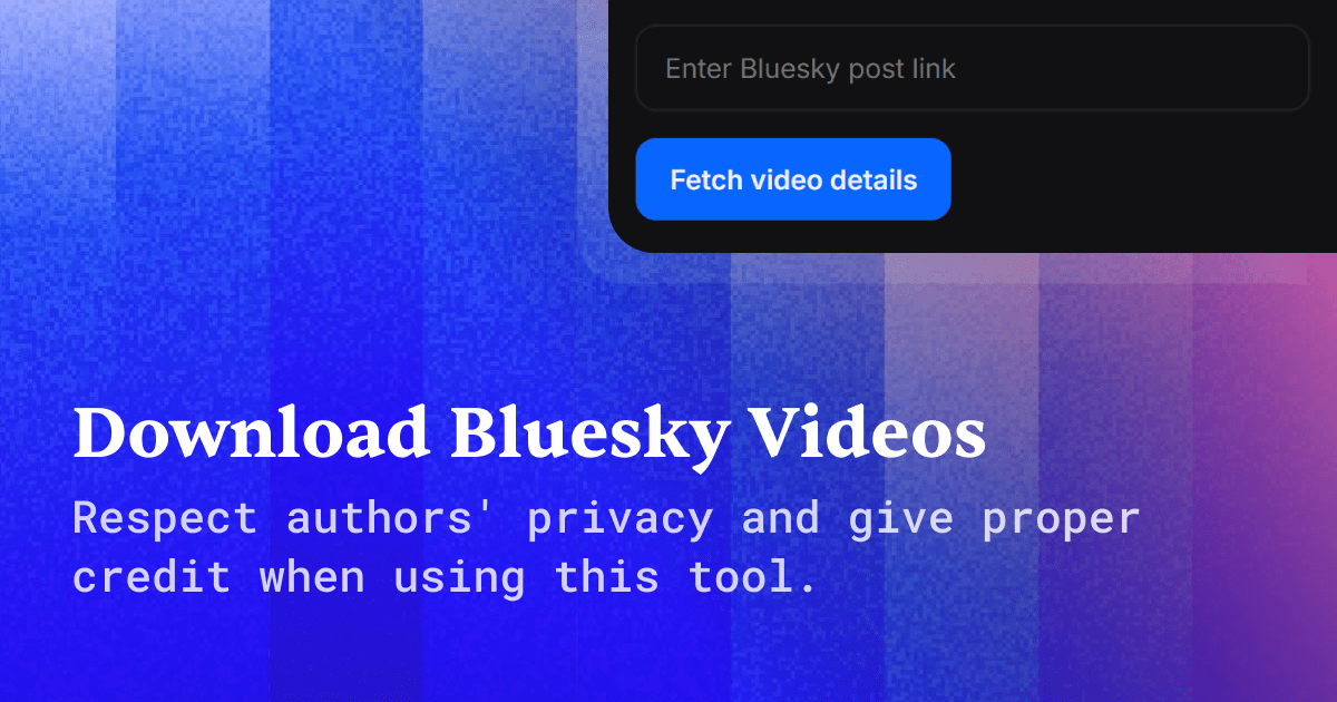 https://romiojoseph.github.io/bluesky/video-download/ social preview image